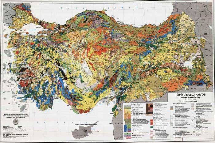 Türkiye’de Yeryüzü Şekillerinin Jeolojik Zamanlara Göre Oluşumu