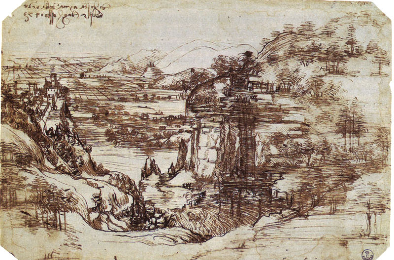 Arno Vadisi Manzarası (1473)